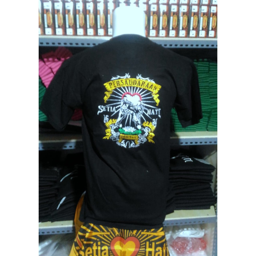 [Bisa COD] KAOS PSHT BORDIR TERBARU DISTRO SH TERATE | Premium Original Grade A Kualitas Terbaik Bah