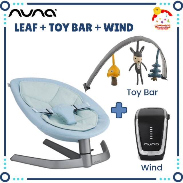 Nuna Leaf + Toy Bar + Wind