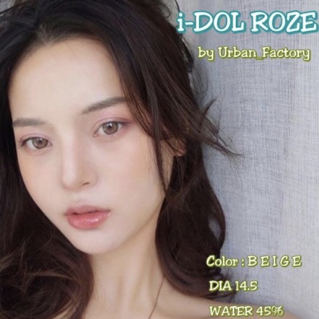 SOFTLENS I-DOL ROZE BY URBAN FACTORY FREE LENSCASE / SOFTLENS IDOL ROZE URBAN FACTORY