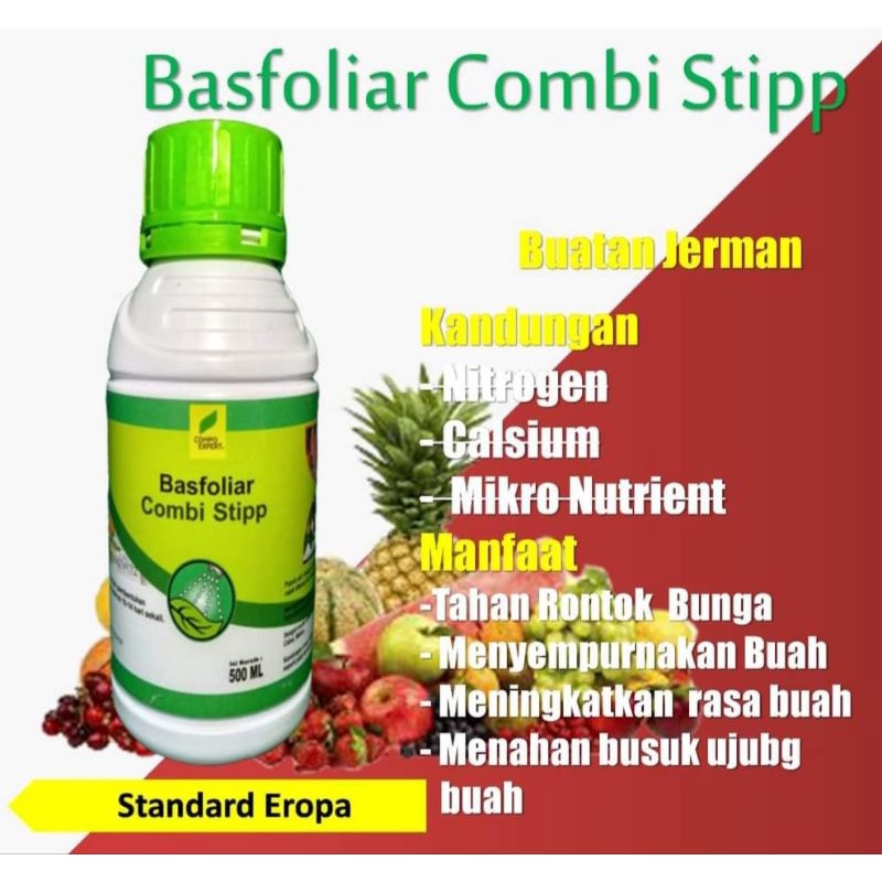 Pupuk Kalsium Cair BM BASFOLIAR COMBI STIPP - 500ml Pupuk Mikro Cair Produk Behn Meyer