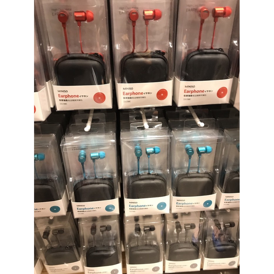 Earphone Metal Hi-Fi Miniso Original Terbaru Headset - 63Eb3E