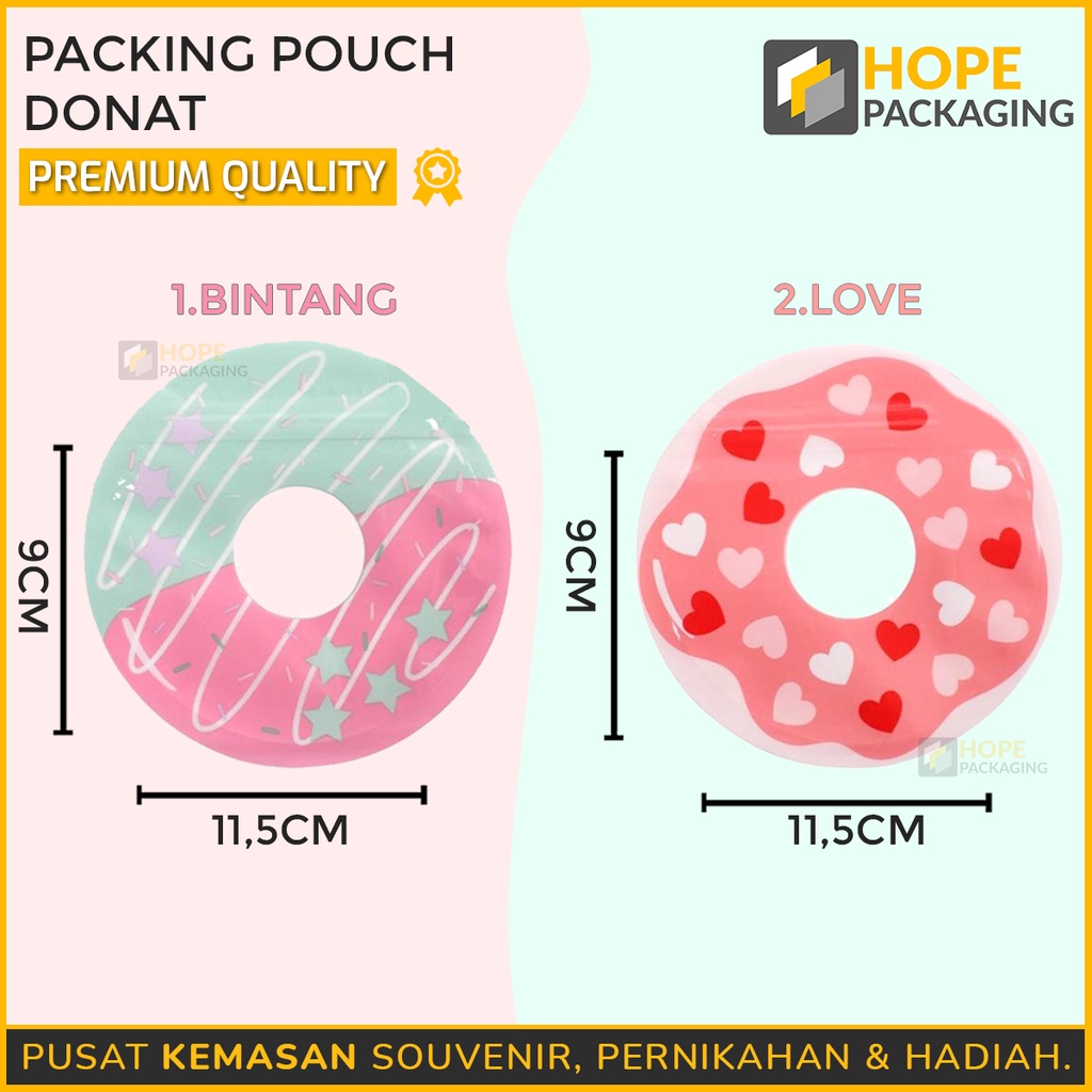 

[Harga / 5 pcs] PROMO Kemasan Ziplock Donat / Zipper Bag Mini Donat Lucu / Ziplock Bag Permen Coklat / Plastik Ziplock Mini / Ziplock Souvenir Permen