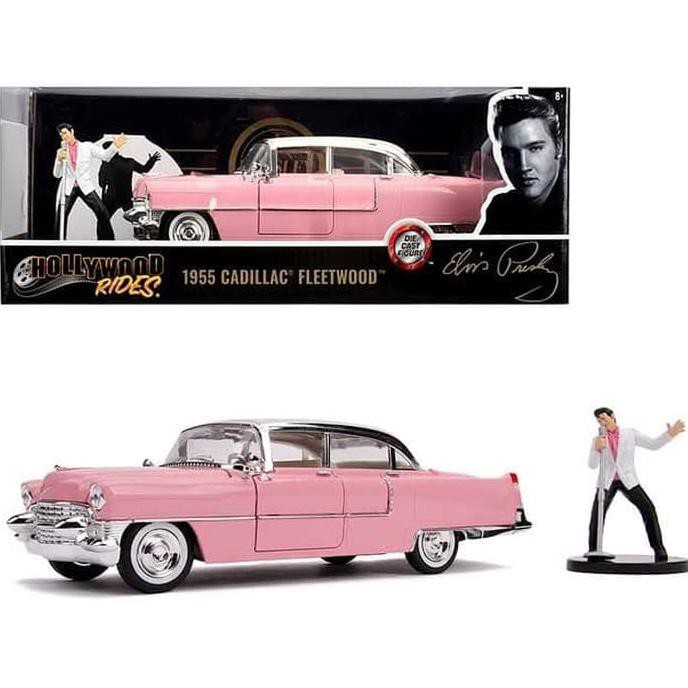 PRODUK LARIS MAINAN MOBIL MOBILAN■ 1955 CADILLAC FLEETWOOD ELVIS PRESLEY 1 : 24 JADA TOYS