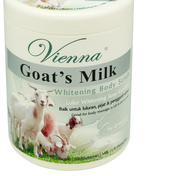 ✦ AZZAHRA VIENNA WHITENING BODY SCRUB GOAT MILK 1000 gram ❆