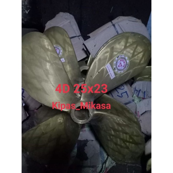 Kipas Kapal MIKASA / Propeller 4D 25x23