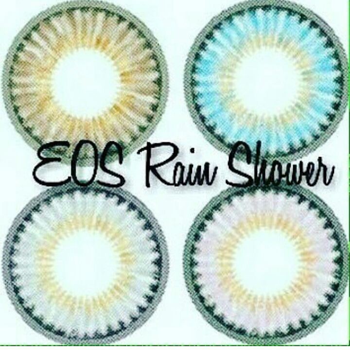 Softlens EOS Rainshower - Soflen Warna Brown Gray Blue Pink