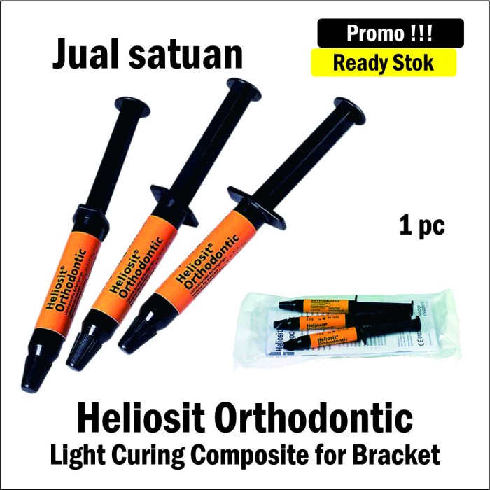 Lem Heliosit LC Ivoclar Orthodontic Adhesive Single Bond 1 Syringe