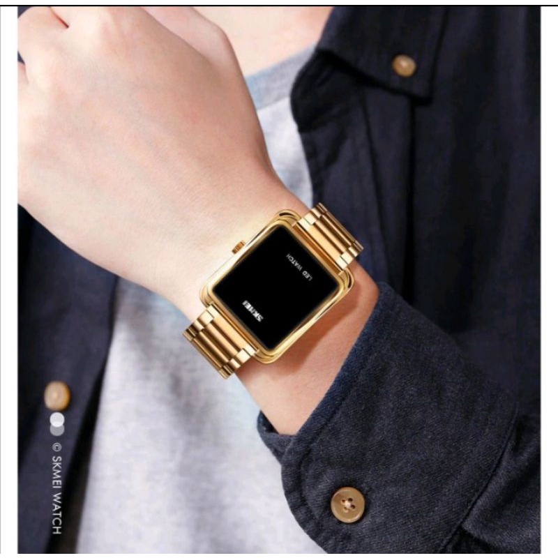 jam tangan anti air pria wanita model kotak