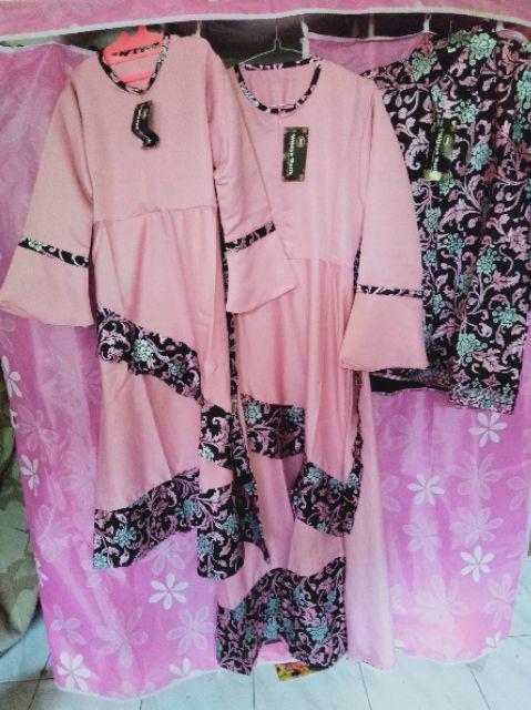 Batik Couple Keluarga Dilan Mutiara,bahan Balotelli Mix Katun Prada