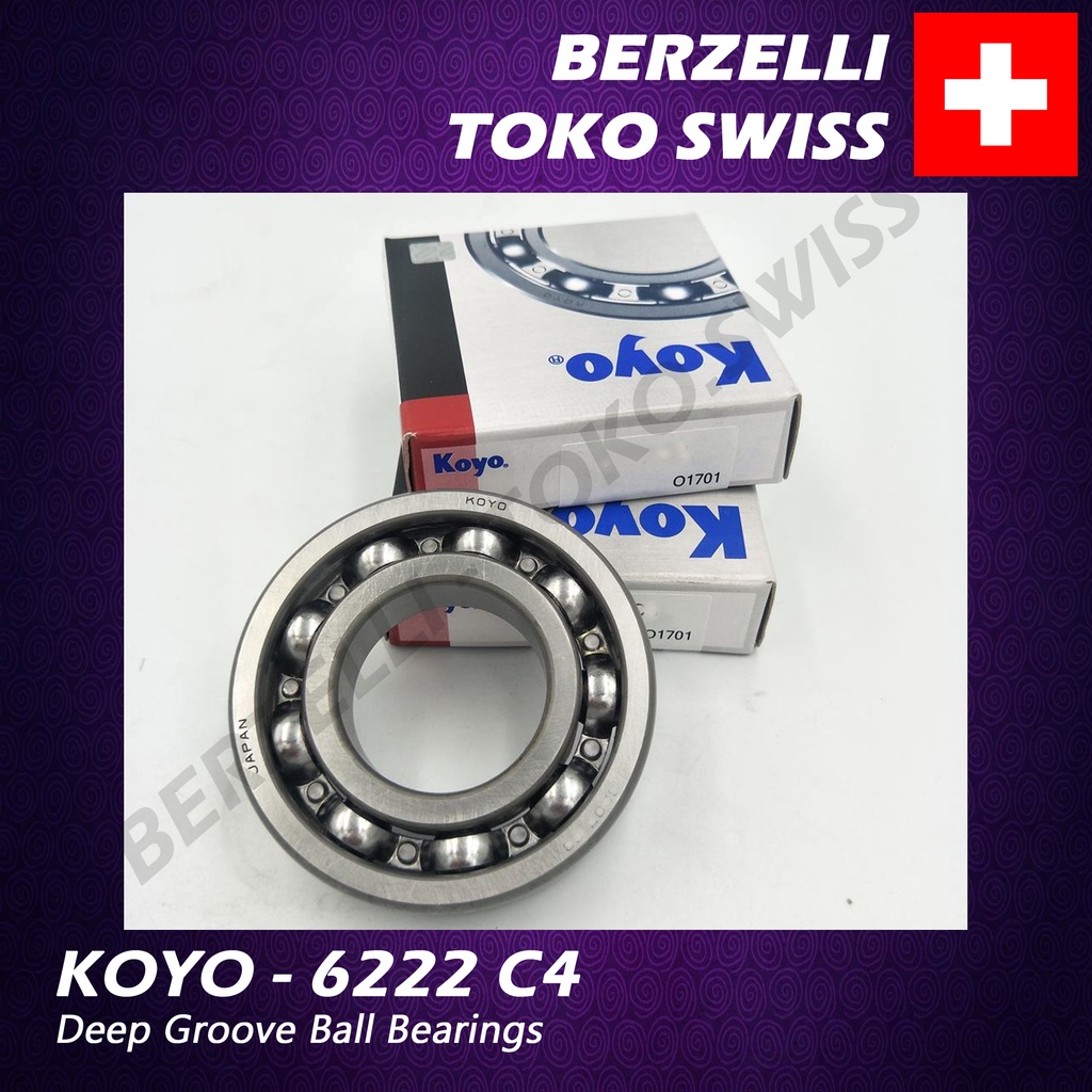 KOYO 6222 C4 Deep Groove Ball Bearings