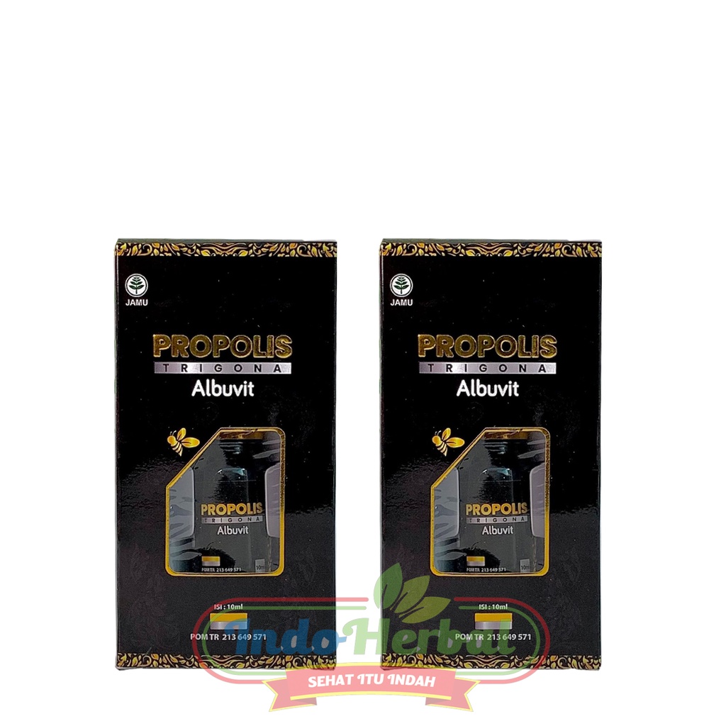 PROPOLIS TRIGONA ALBUVIT Original Isi 10ml | Obat Herbal Suplemen Kesehatan BPOM Halal