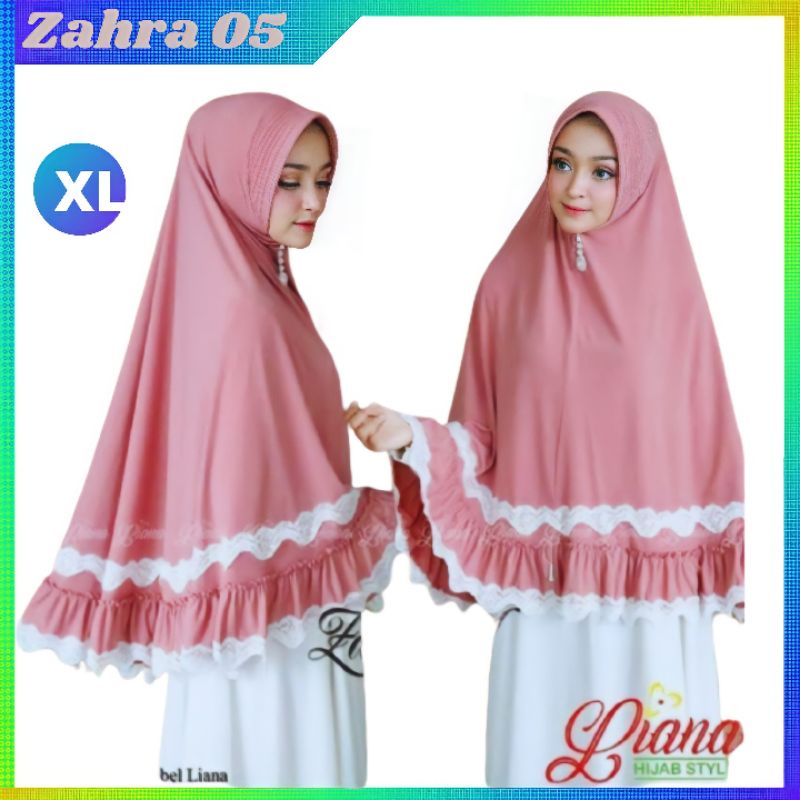 Jilbab Instan Kerudung Murah Hijab Jumbo Renda 2