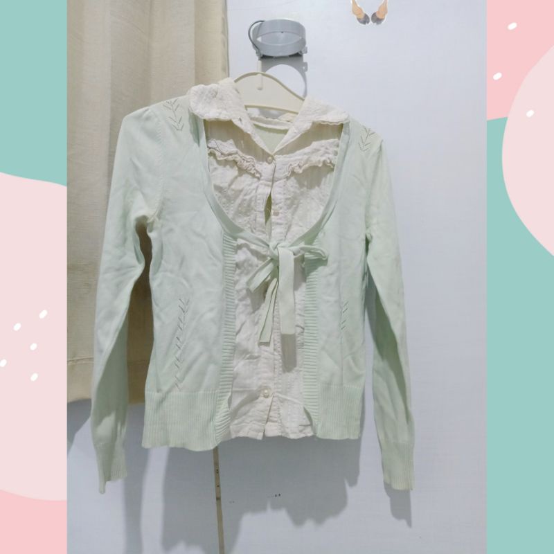Blouse wanita berkerah Korea / Baju atasan wanita / kemeja import