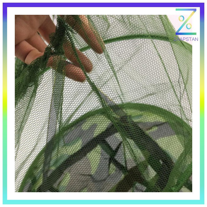 KLV Topi Mancing Jaring Camouflage Anti Nyamuk Lebah - Green