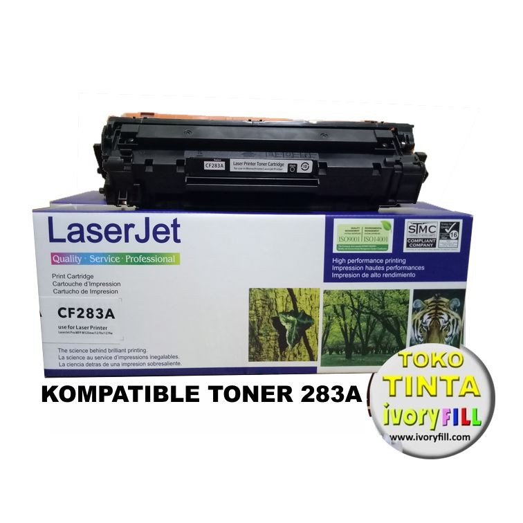 Toner Cartridge Compatible CF 283A 83A M125a M127fn M225dn M225dw M201