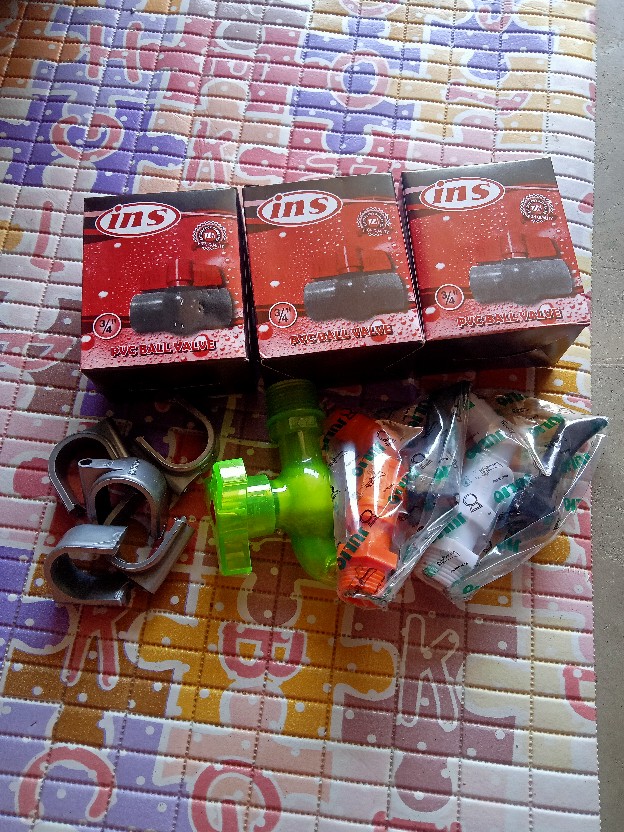 Ball Valve Stop Kran Keran Pvc Uk. 3/4 Ins