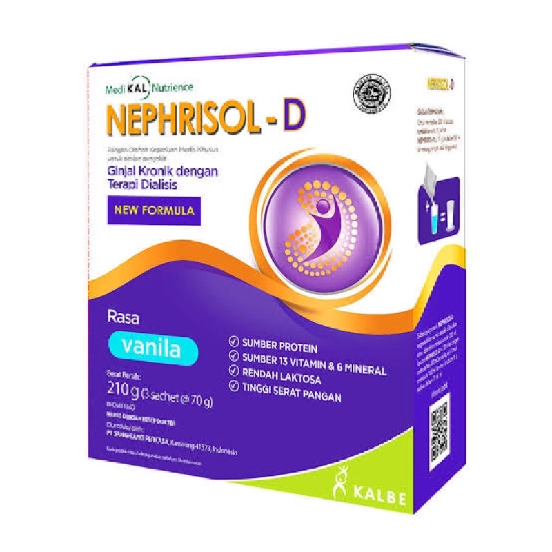 

Nephrisol-D Rasa Vanilla 210gr READY‼️ORIGINAL 100%