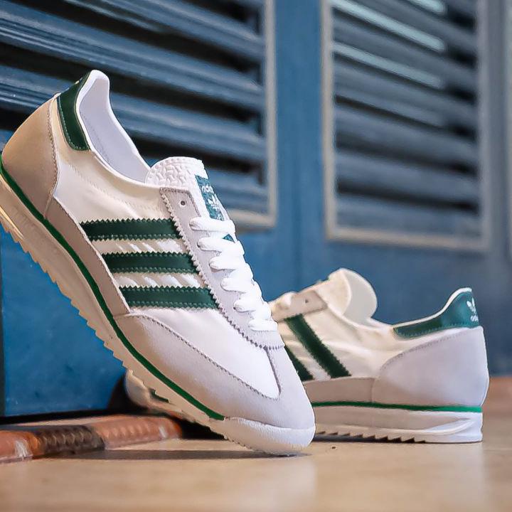 Terbaru.. adidas sl72 white france putih merah biru