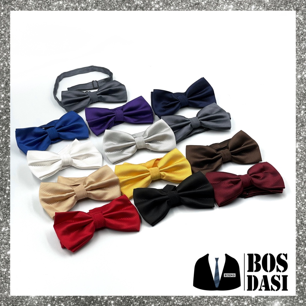 DASI KUPU KUPU DEWASA MOTIF BINTIK PREMIUM QUALITY / BOW TIE PREMIUM