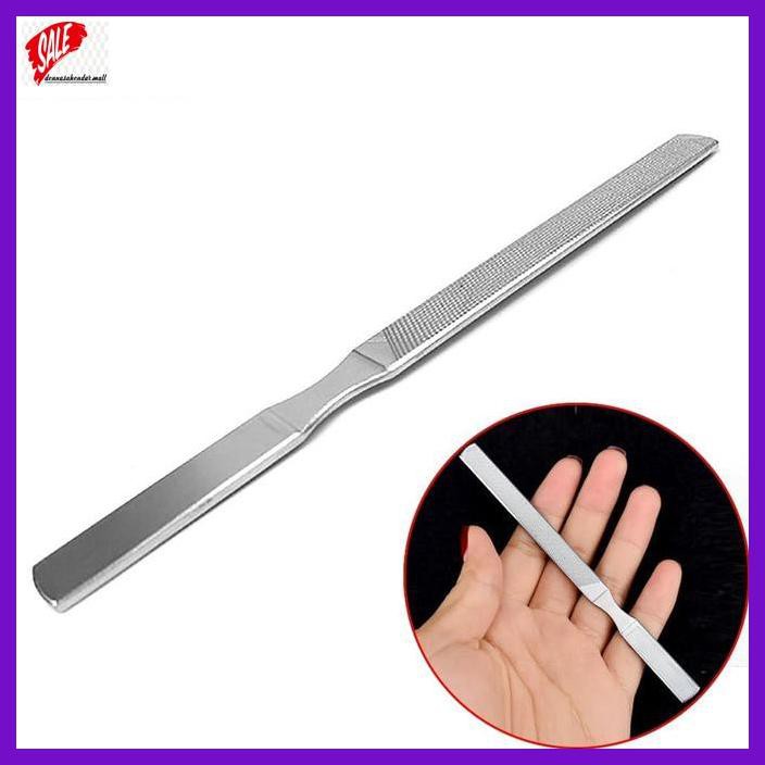 

MANIPEDI- KIKIR KUKU 2 SISI STAINLESS STEEL NAIL FILE 18 CM -ASIII.