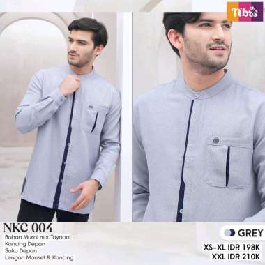 [Terbaru] Koko Nibras NKC 04 Ready Grey XL