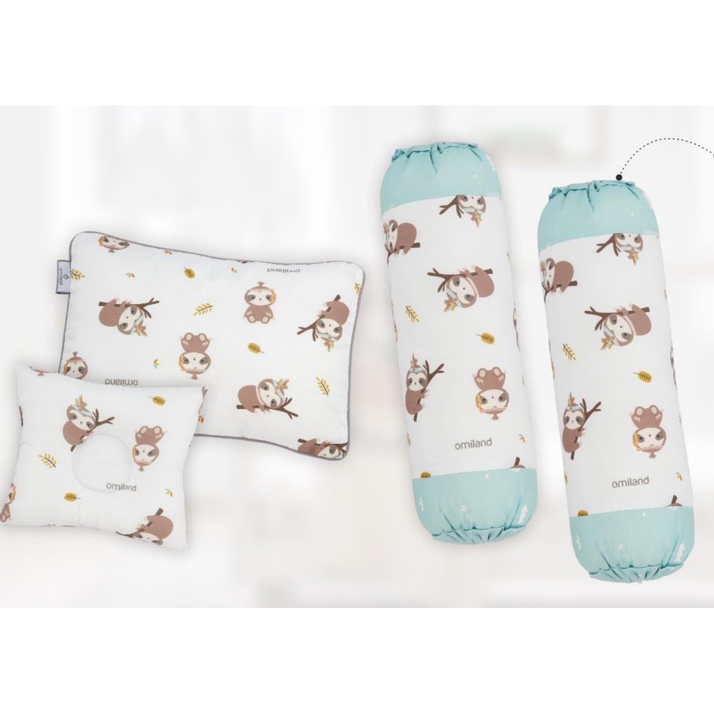 Omiland OB3715 Bantal Guling Set dan Peang SLOTH Series