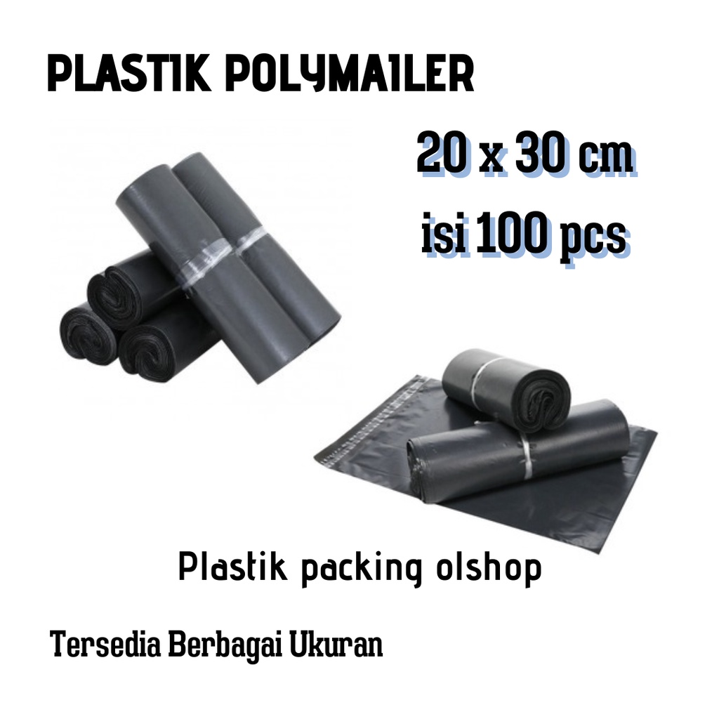 

Plastik Polymailer 20 x30 cm / Plastik Packing/Plastik Olshop Hitam Harga Ekonomis