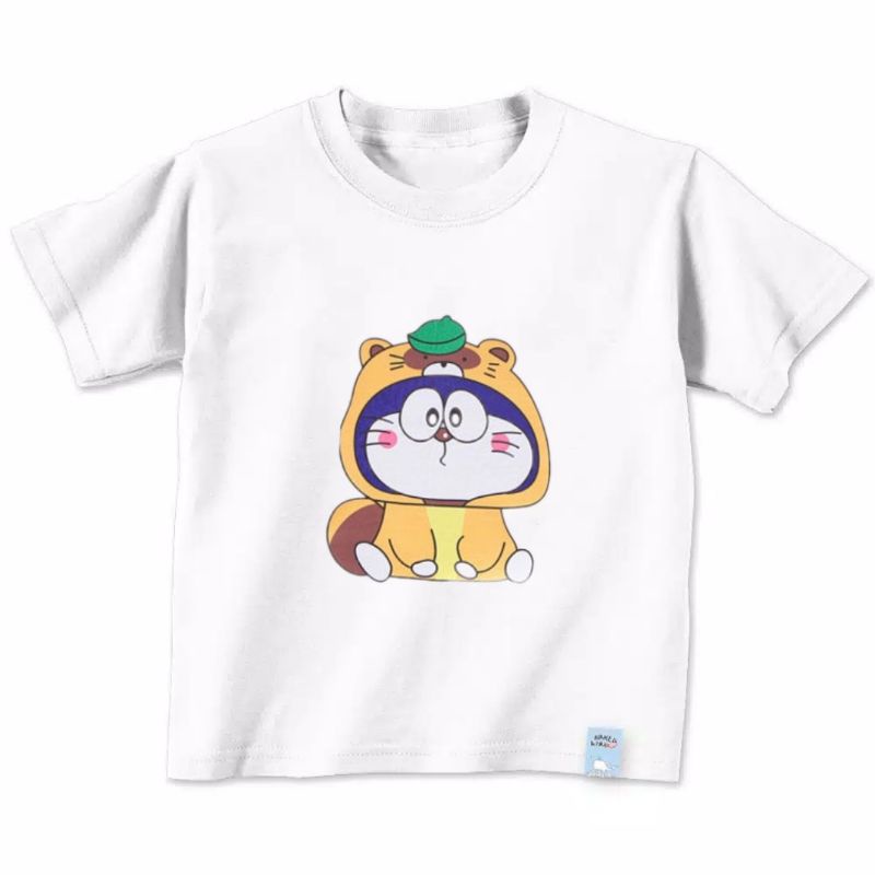 Kaos Oblong Anak Gambar Kucing Doraemon Baju Anak Kaos Distro Anak Kaos Anak Ideal Untuk Anak Usia 2 sampai 10tahun