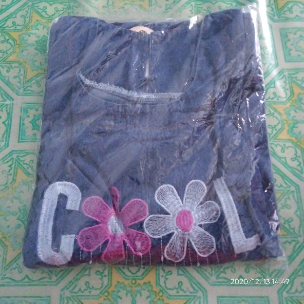 Size Jumbo Ld 116 Sienta Dress Aplikasi Bordir Asli