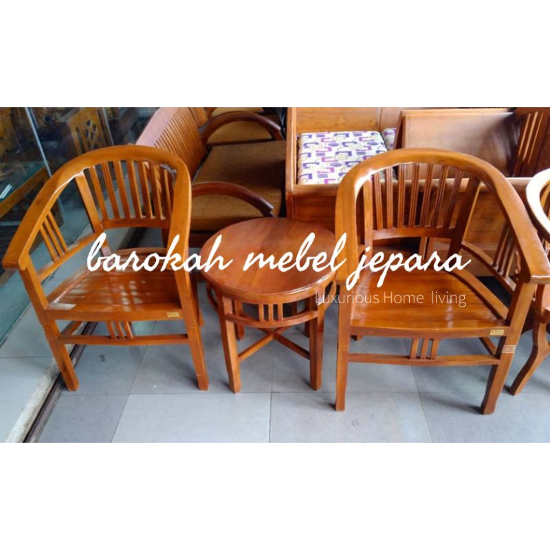 Kursi Teras betawi Jati Jepara