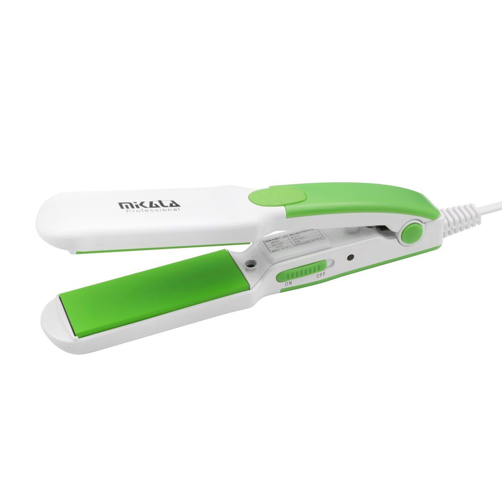 Mikata – M213 Mini Hair Straightener – White Green