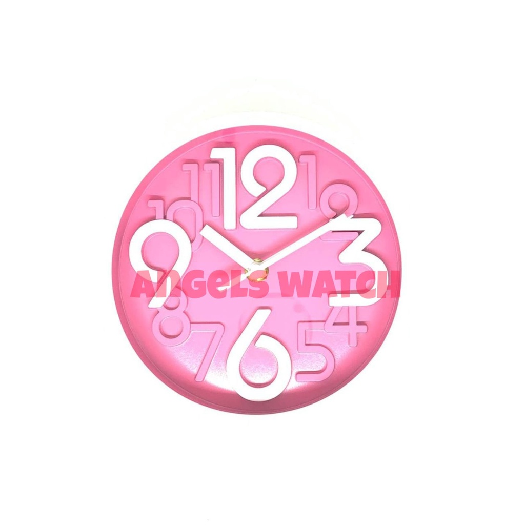 ANGELSWATCH Jam dinding minimalist murah grosir souvenir/ jam dinding kikai/ JAM DINDING MURAH COLOURFUL
