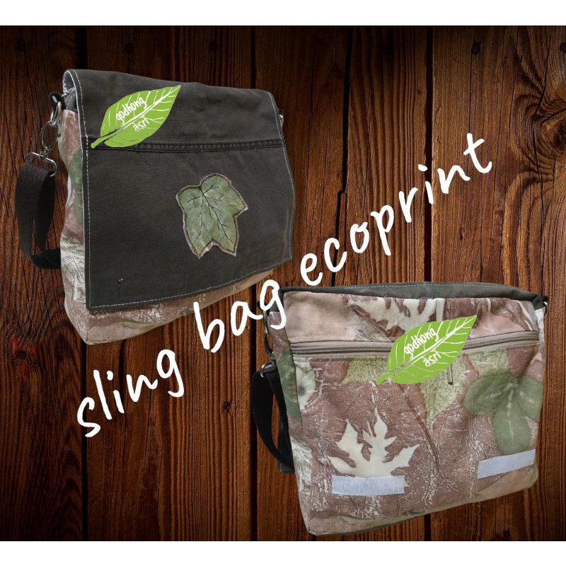 sling bag ecoprint