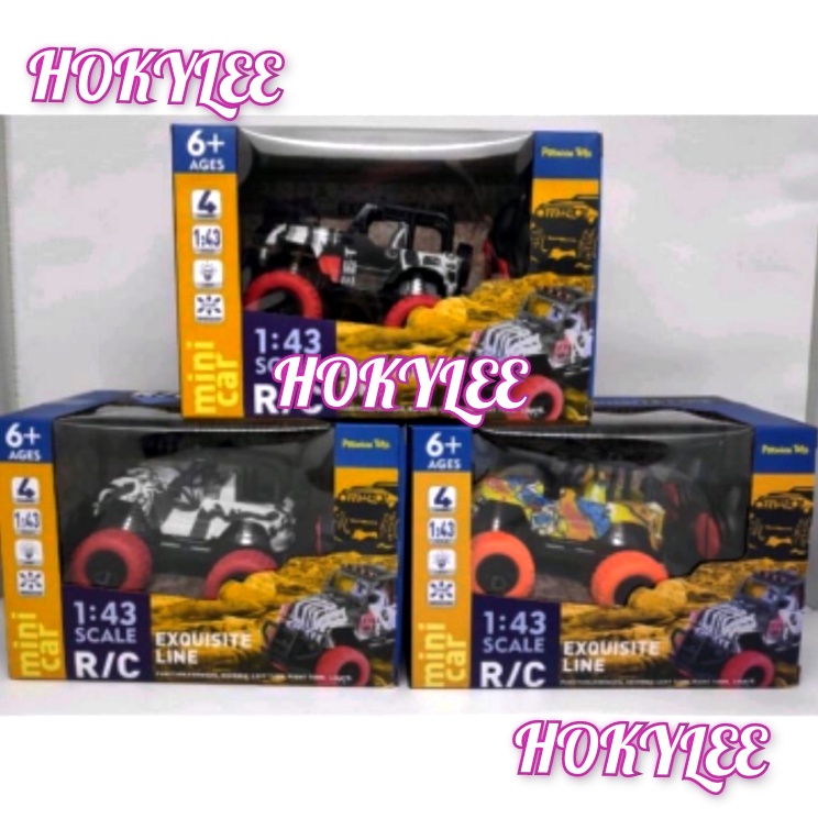 MAINAN RC ROCK CRAWLER MOBIL REMOTE JEEP MINI EXQUISITE LINE PR-17492