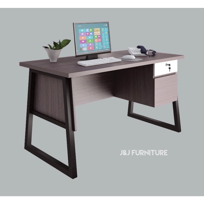 Meja tulis meja kantor meja kerja laci