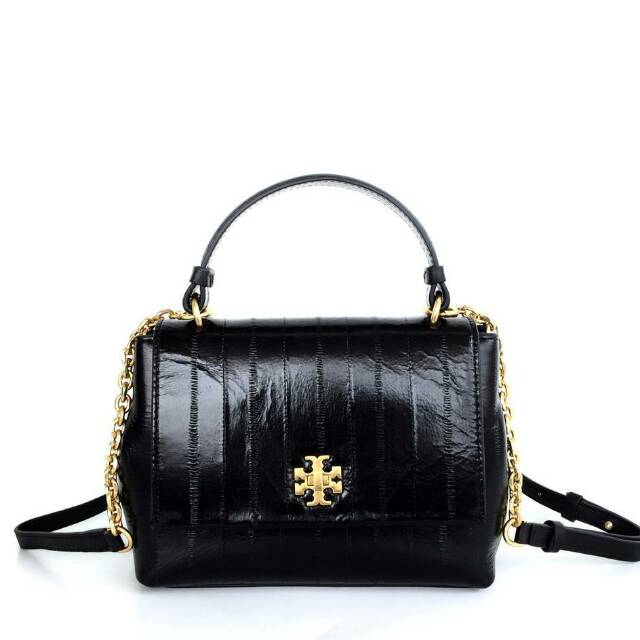 Tory Burch Kira Eel Top Handle satchel crossbody handbag tas selempang slingbag hitam ORI ORIGINAL