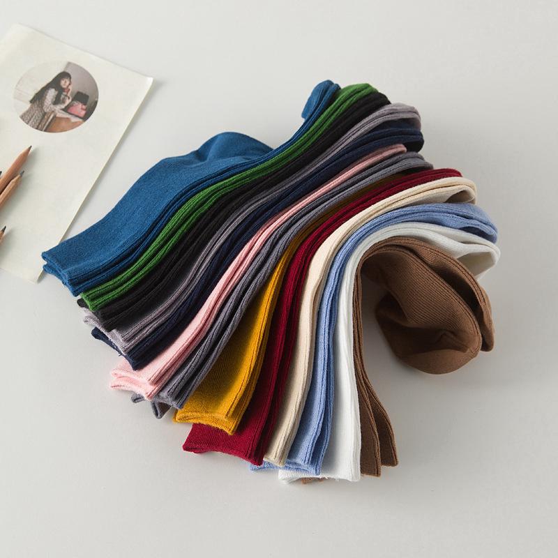  Kaos  Kaki  Gaya Korea  Warna Permen Polos untuk Anak 