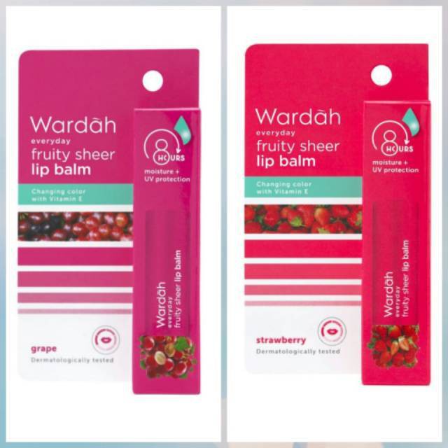 WARDAH EVERYDAY FRUITY SHEER LIP BALM 4GR