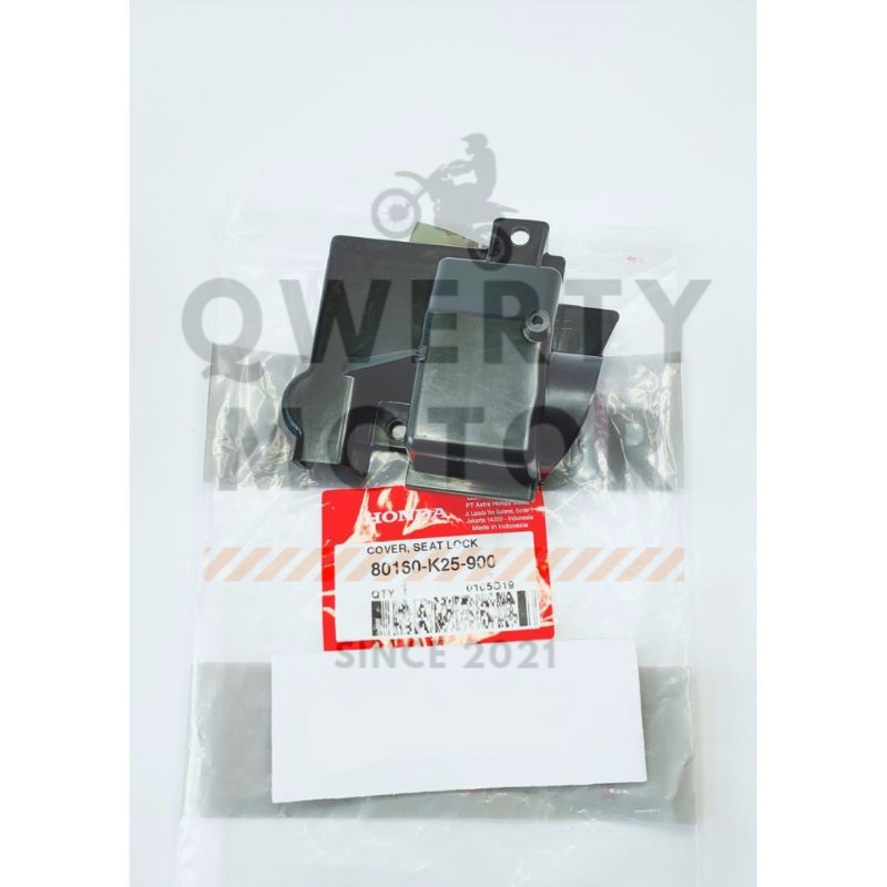 COVER SEAT LOCK / TUTUP DUDUKAN KUNCI JOK BELAKANG BEAT FI 2012 2013 2014 2015 2016 K25 ORIGINAL