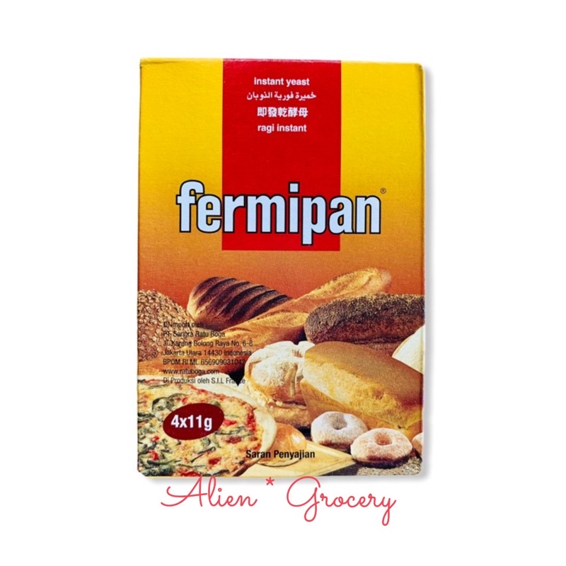 Fermipan Yeast Instant Ragi 4x11gr