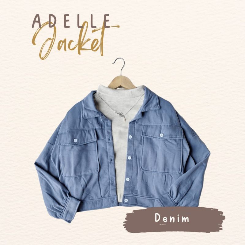 ADELLA JACKET BUTTON // JACKET CROP KANCING