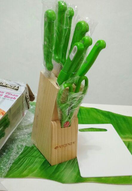 Pisau Set Vicenza V920k - Pisau Dapur Aneka Warna Berkualitas Original Vicenza
