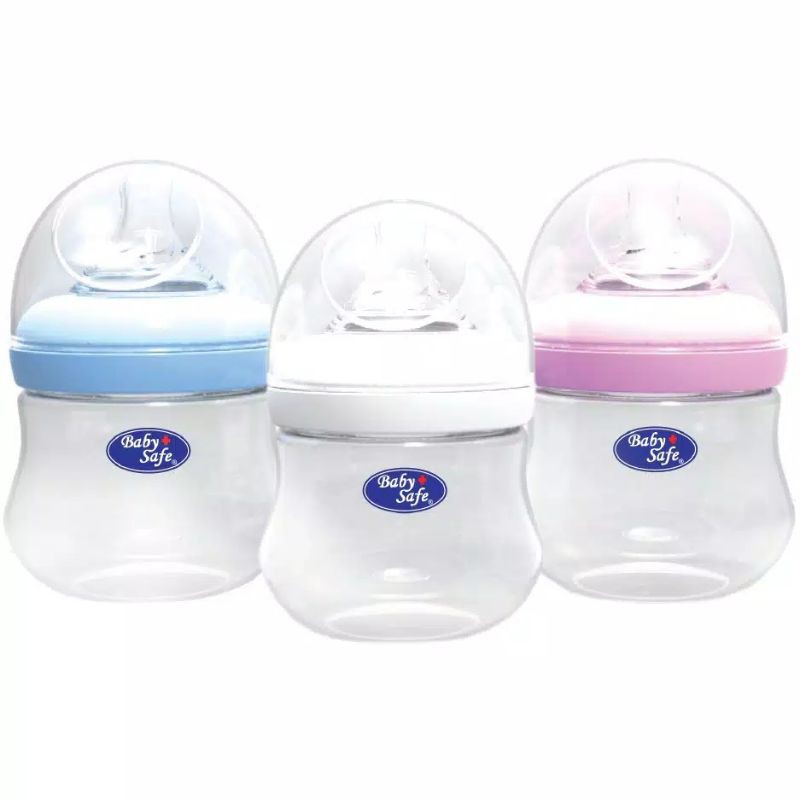 Baby safe wn01 150ml wn02 250ml wide neck feeding Bottle botol susu wide neck Baby Safe WN001 WN002 Baby Safe Wide Neck Bottle WN001 WN002