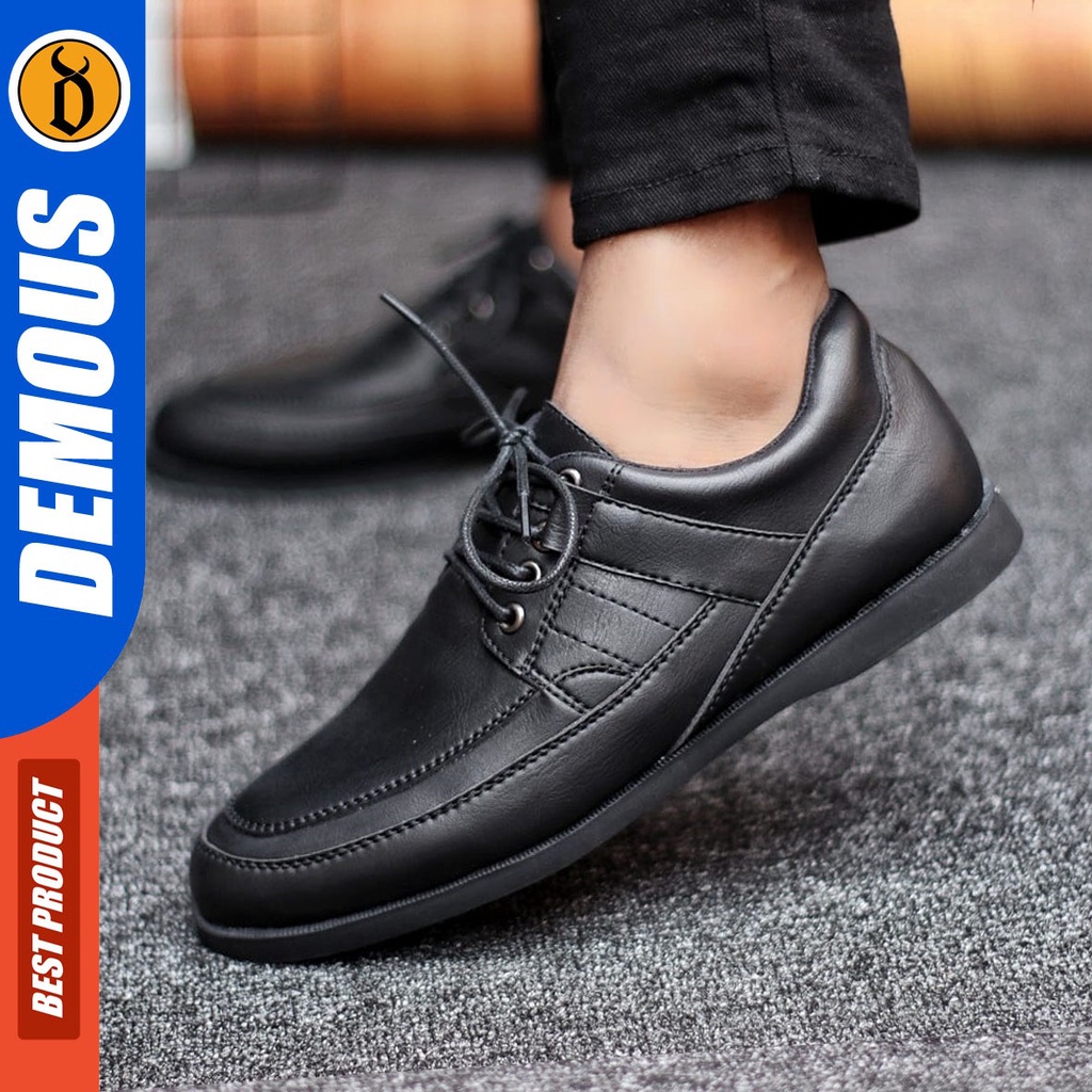 DEMOUS Hyoga - Sepatu Formal Pantofel Pria