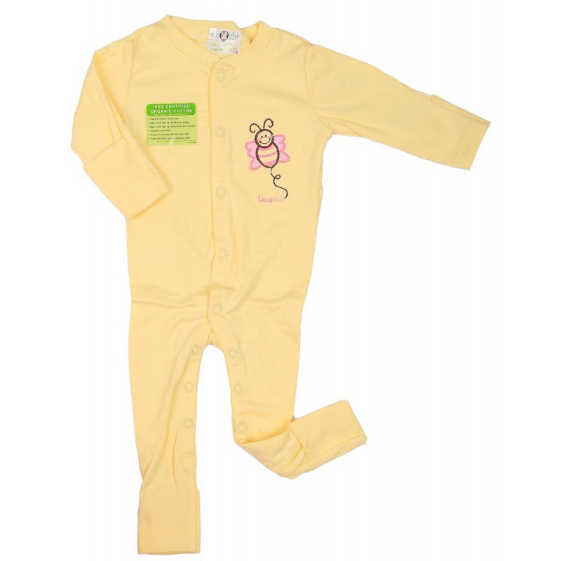 Imochi Sleepsuit Panjang - Yellow Butterfly