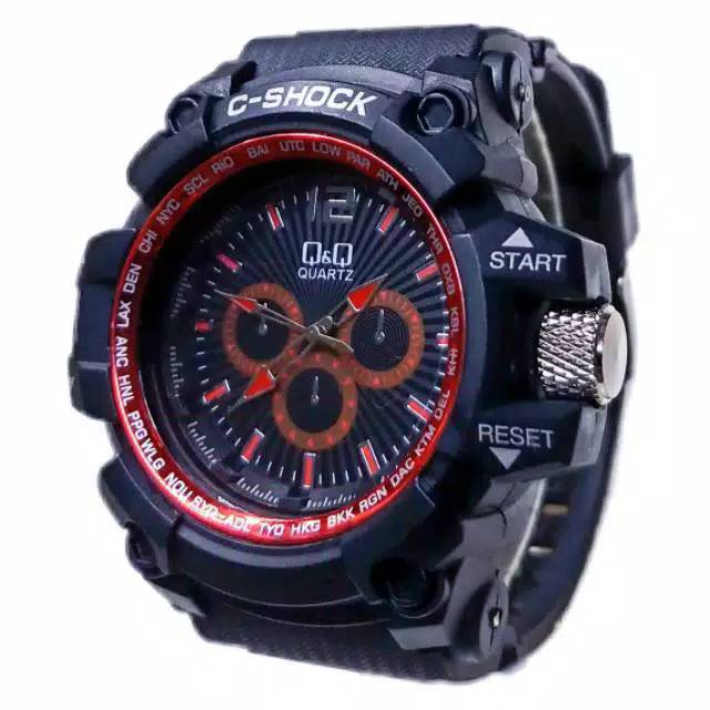 Terima Cod)Jam Tangan Pria C-Shock Strap Rubber