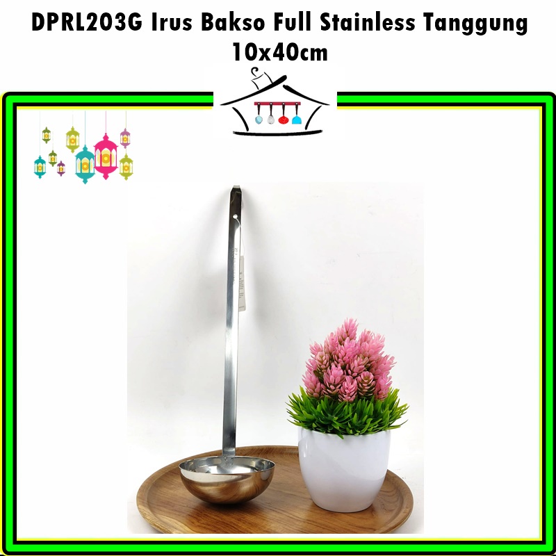 Irus/Sendok Kuah/Sendok Sayur Bakso Full Stainless