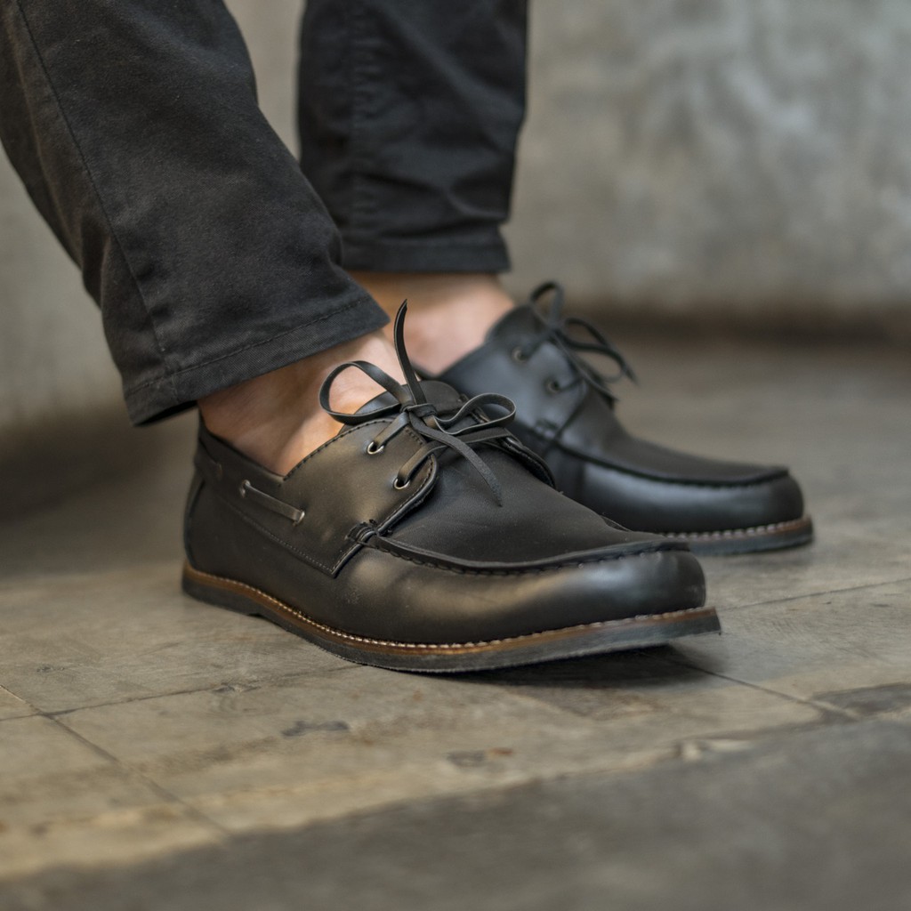 ALLISON BLACK |FORIND x JACK| Sepatu Casual Kasual Pria/Cowok/Men Formal Original Footwear Ori Lokal