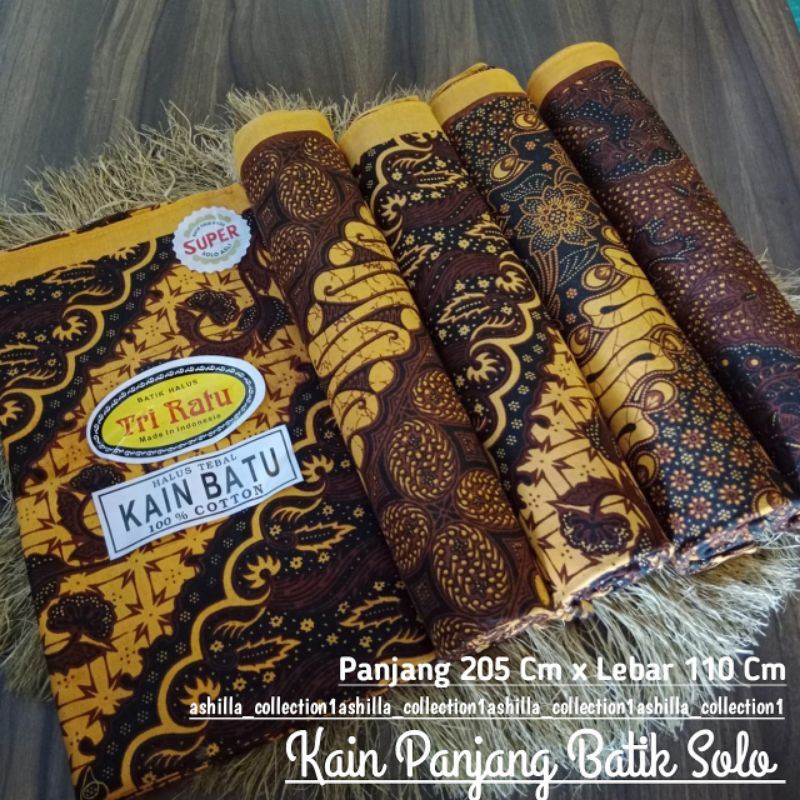 Kain Panjang TRI RATU Batik Melahirkan Samping Kebat Panjang