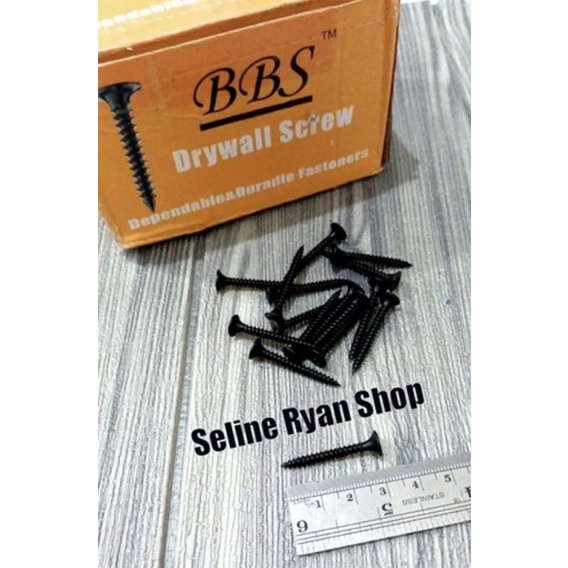Sekrup Gipsum / Paku Gypsum / Sekrup Drywall BBS 1 1/4